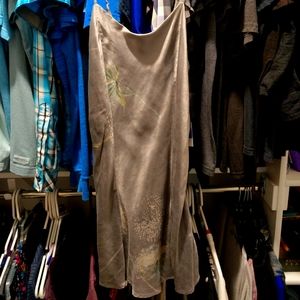 Victoria's Secret gray floral gown